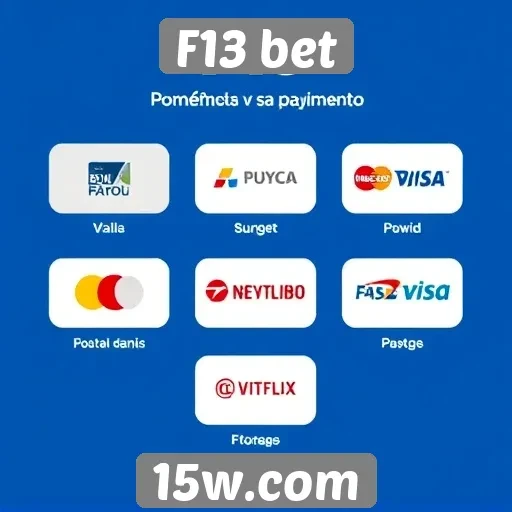 Avaliação dos métodos de pagamento disponíveis no F13 bet